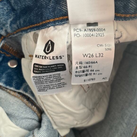NWT Levi’s 501 90’s jeans light wash 26 - Picture 10 of 14